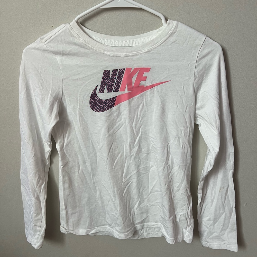 White Nike Long Sleeve